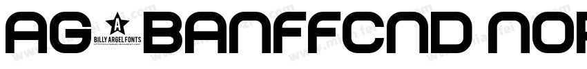 AG-BanffCnd Normal字体转换